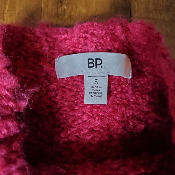 BP Funnel Neck Boucle Sweater SZ Small - Picture 4 of 5